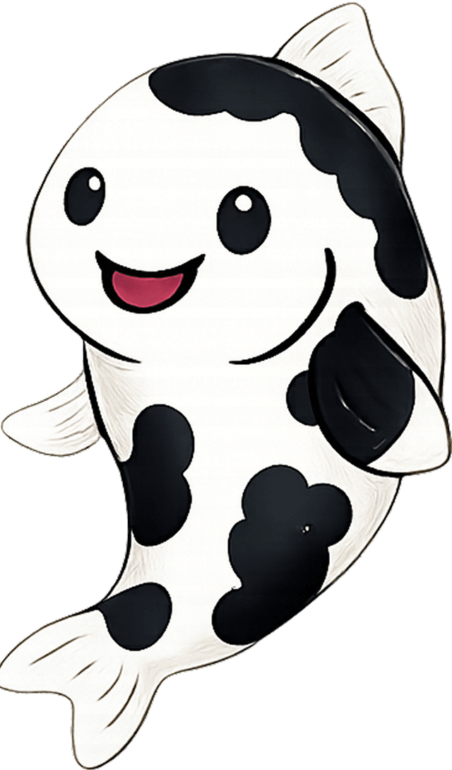 Pluto Koi Mascot